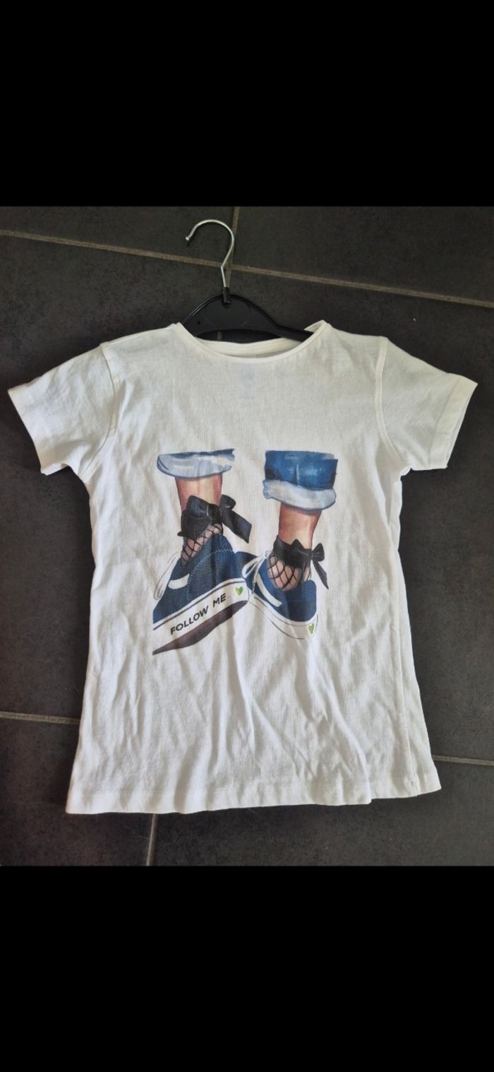 Tee shirt fashion chaussures
