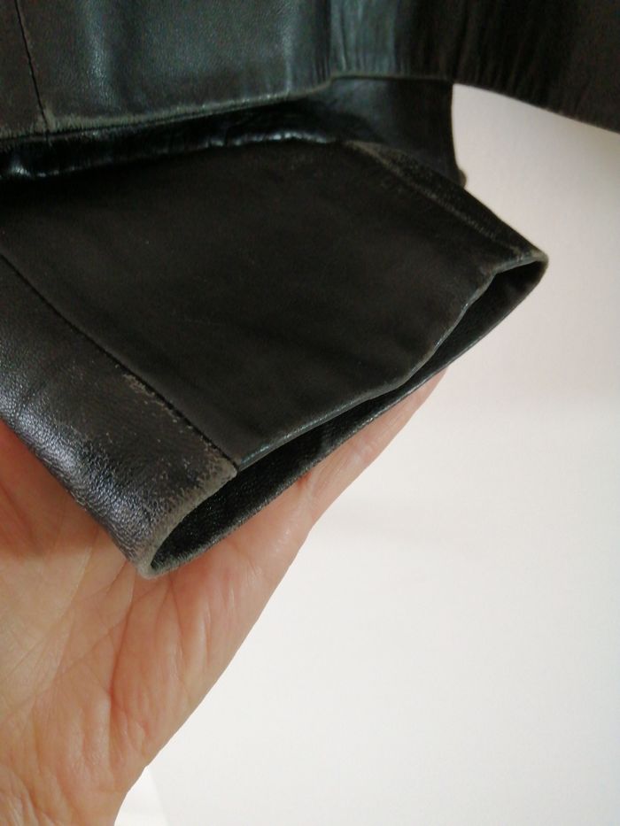 Veste cuir noir - photo numéro 7