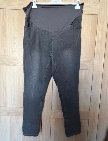 Jean skinny gris de maternité KIABI t.46