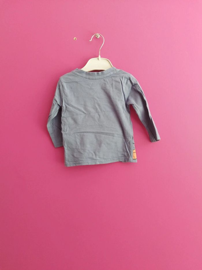 Tee-shirt manches longues mickey garçon Disney taille 6/9 mois b7 - photo numéro 5