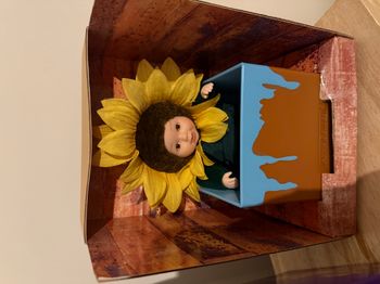 Anne Geddes bébé tournesol baby sunflower 2002