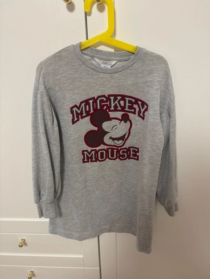 Robe longue manches sweat mango 7 ans