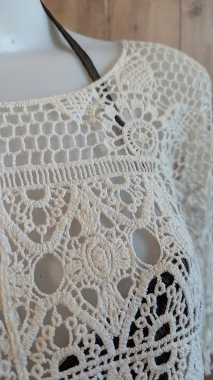 Top crochet à franges - photo numéro 4