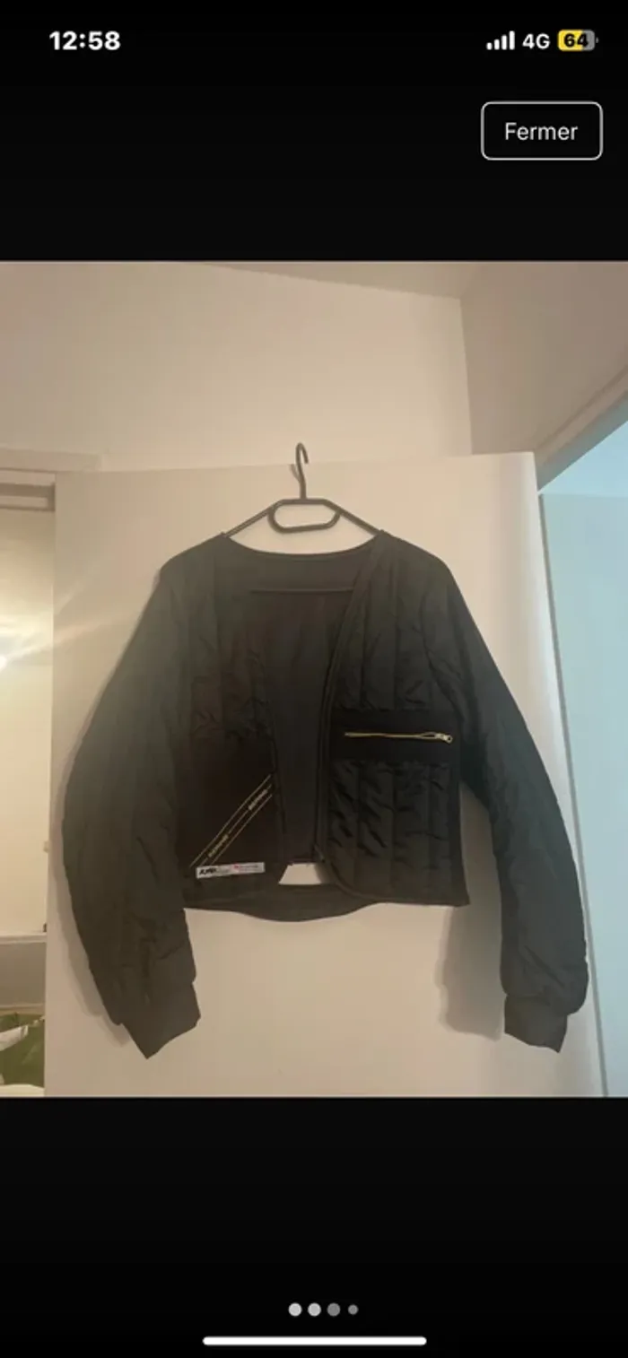 Veste réversible noire - photo numéro 2