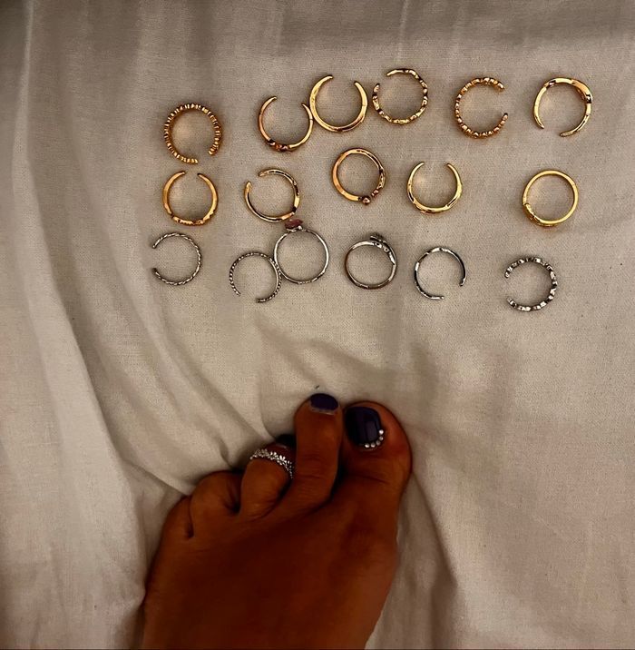 bagues de pied – style bohème et minimaliste - neuf - photo numéro 2