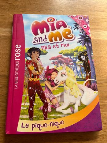 Livre bibliothèque rose mia and me tome 8