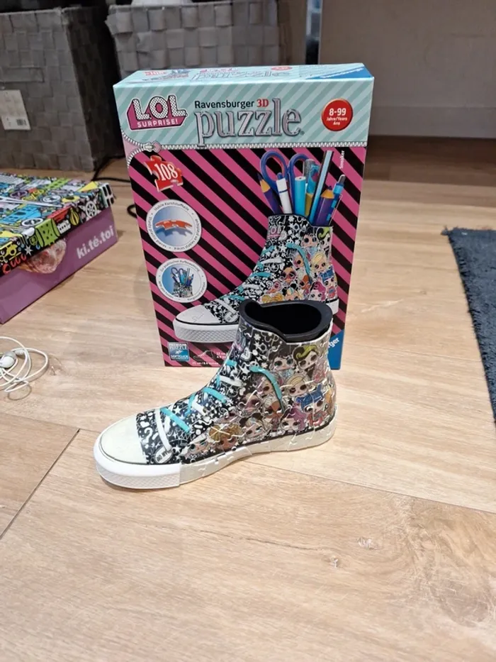 Puzzle 3d sneakers lol - photo numéro 2
