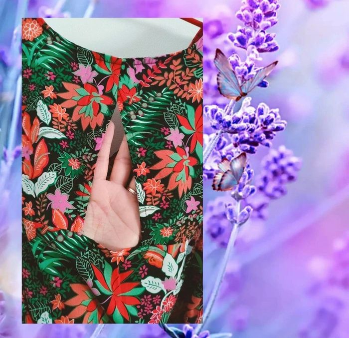 Blouse manches courtes cache cache - photo numéro 4