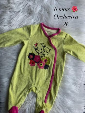 Pyjama 🌺 6 mois 🌺 Orchestra