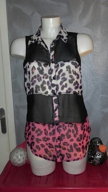 Blouse fluide sans manche neuve