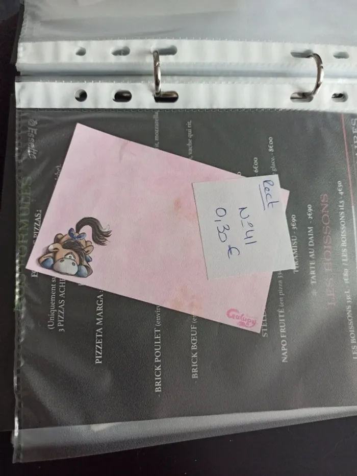 Feuille Diddl rectangulaire 41 0,30€