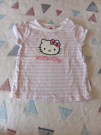 T-shirt à rayures Hello Kitty