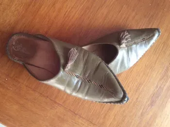 Babouche kaki