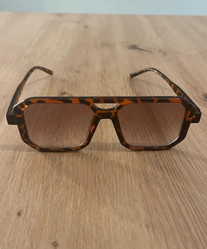 Lunettes de soleil marrons femmes vintages neuves - photo numéro 2