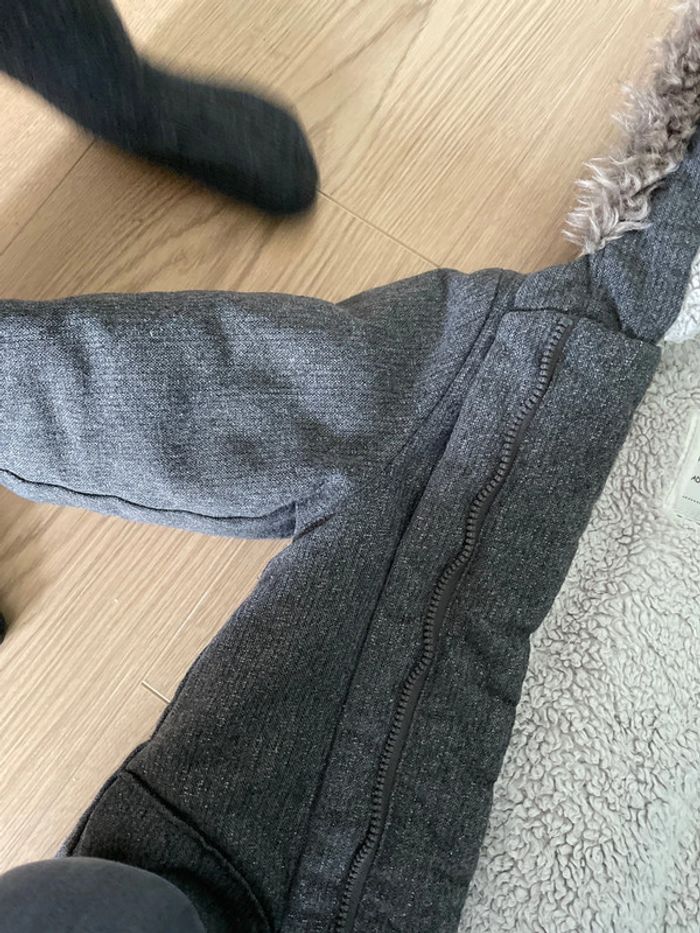Manteau gris à paillette 3 ans - photo numéro 4