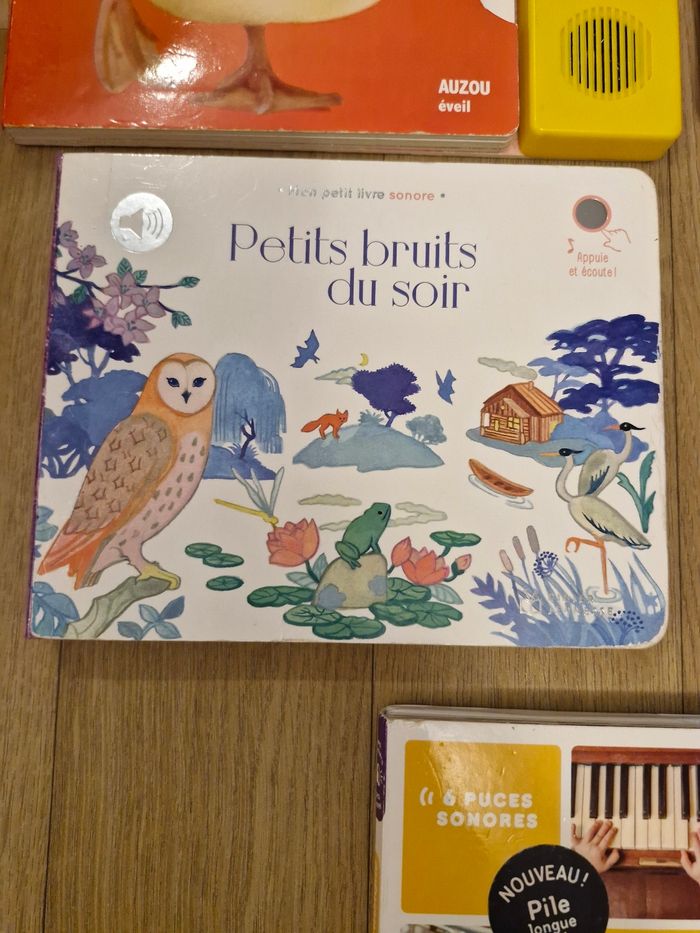 Lot de 4 livres sonores +1 offert pour bébé 12/36 mois : - photo numéro 3