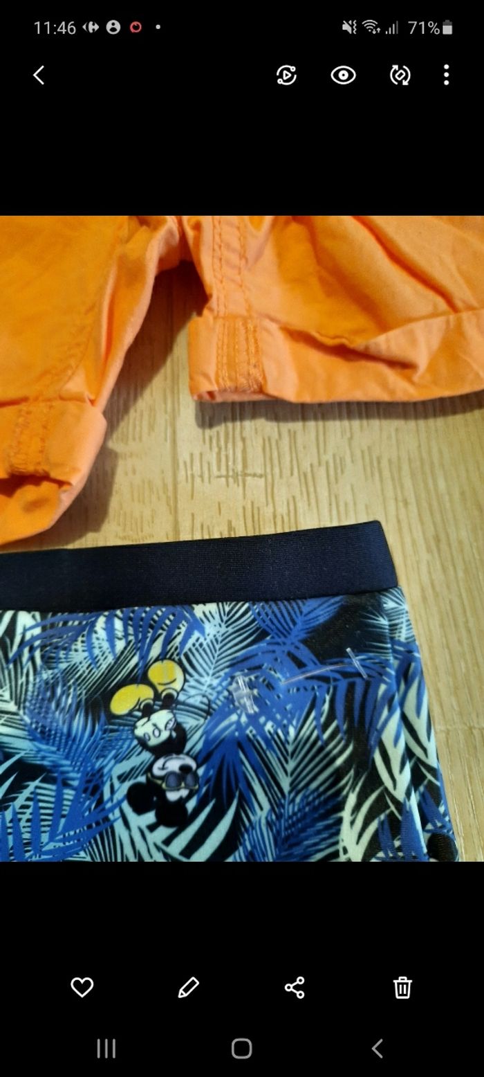 Lot de shorts et t-shirts neufs 12mois - photo numéro 9