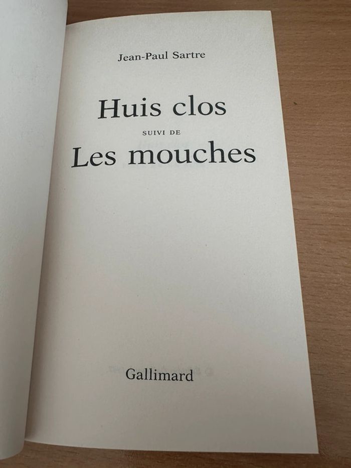 Livre Huis clos Jean Paul Sartre - photo numéro 3