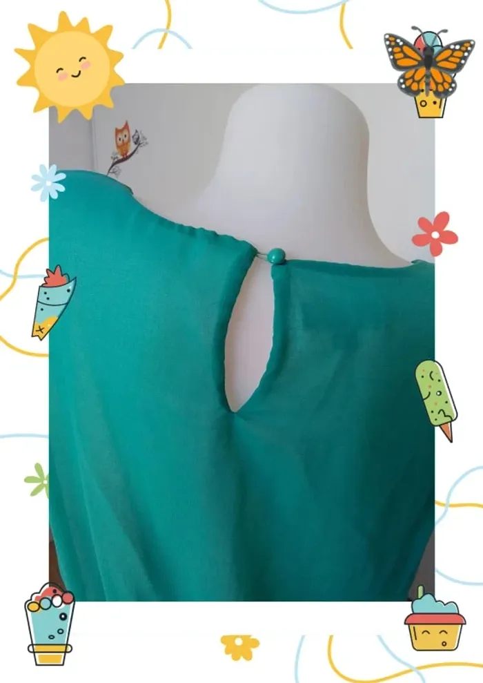 Robe voile verte - photo numéro 6