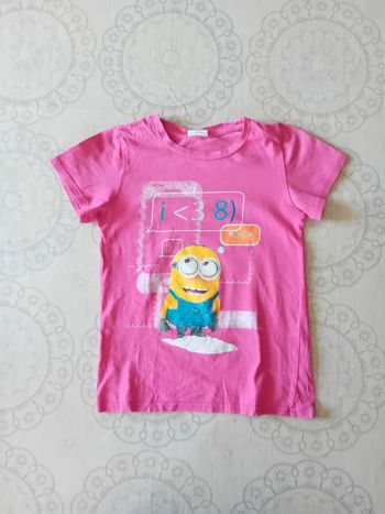 T shirt minions 8 ans