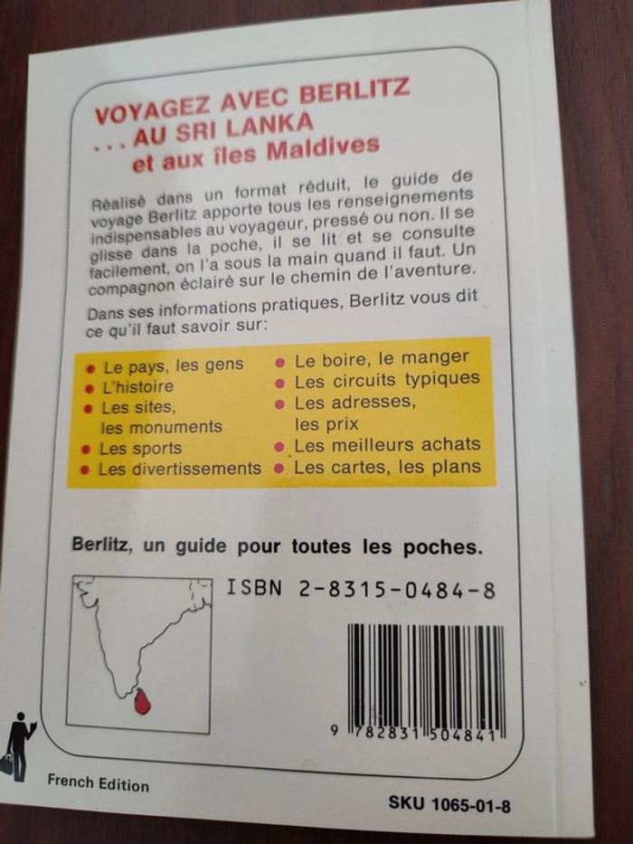 Sri Lanka et les îles Maldives - guide Berlitz - photo numéro 2