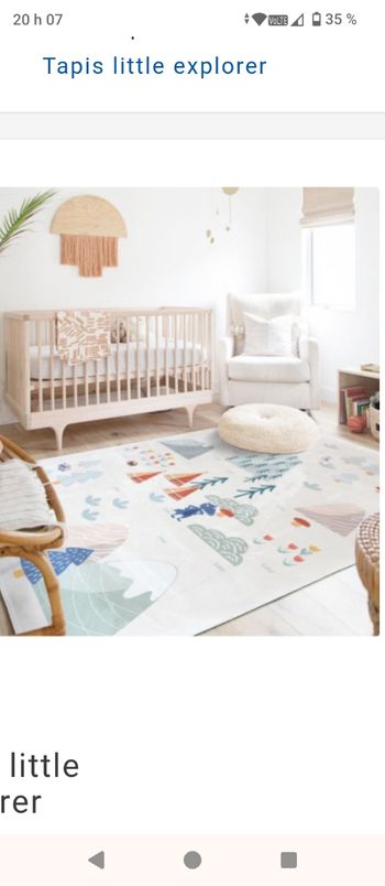 Tapis chambre enfant neuf