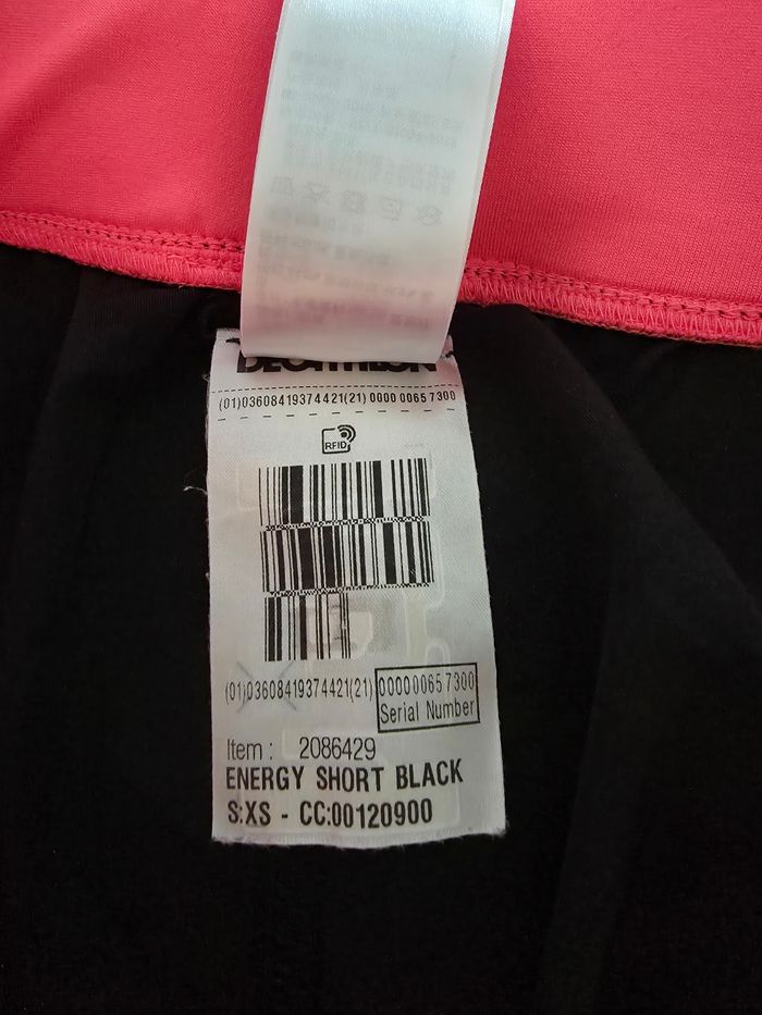 Short de sport Décathlon taille XS - photo numéro 5