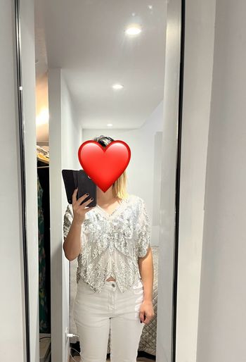Blouse à paillettes!