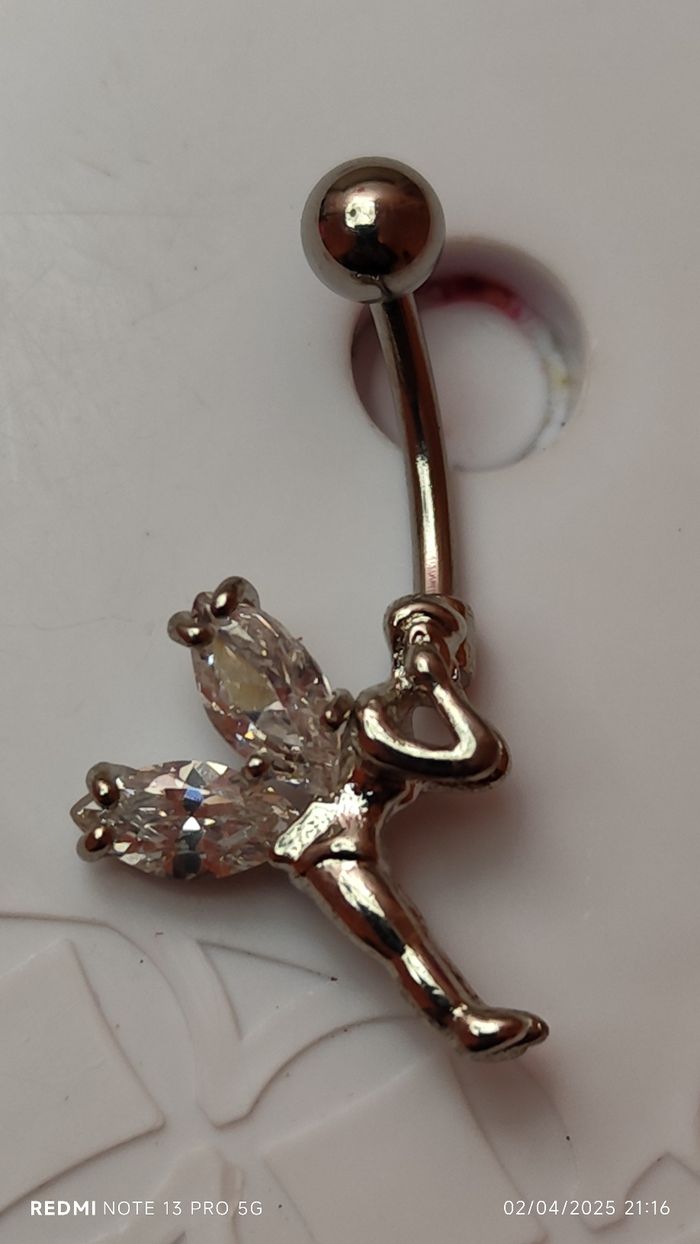 Piercing nombril tinkerbell neuf - photo numéro 7