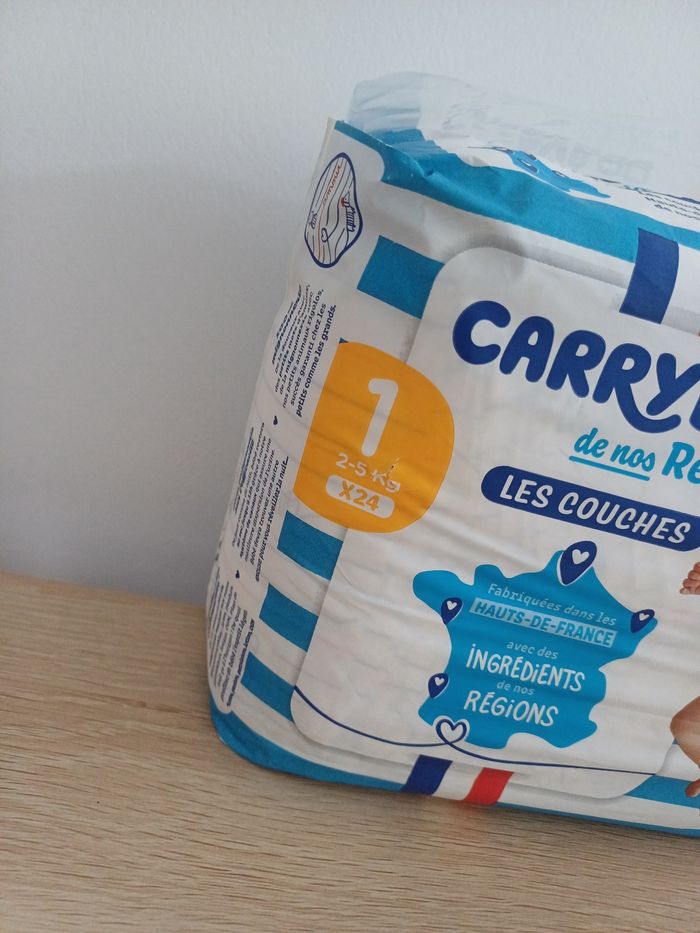 🧸Paquets de couches jetable taille 1 2.5kg Carryboo neuf - photo numéro 3