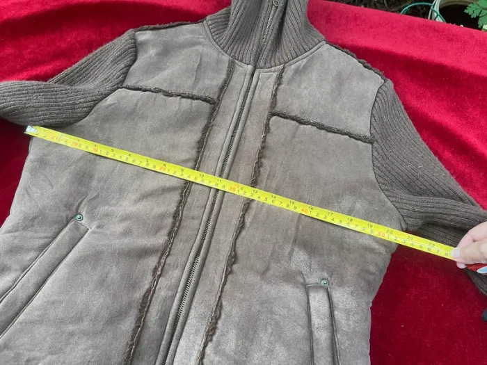 Veste marron doublée polaire IDPDT – Taille XL Automne - photo numéro 12