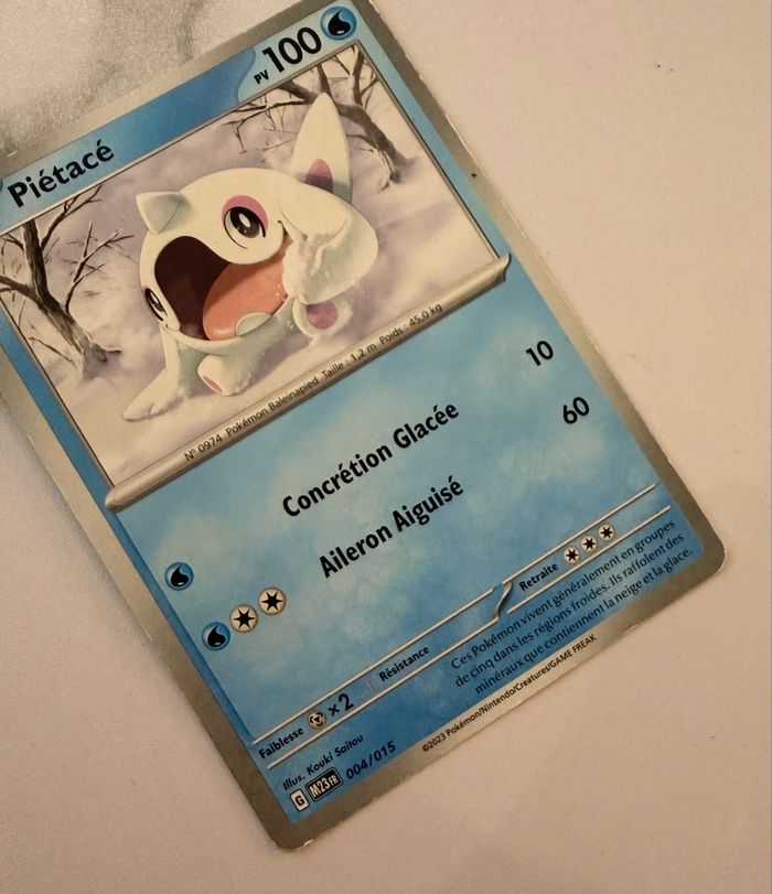 Carte Pokémon Piétacé - photo numéro 3
