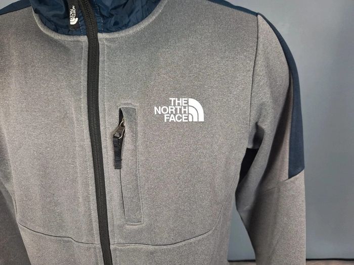 Veste zippée The North Face a capuche / XL junior gris bleu (544) - photo numéro 3
