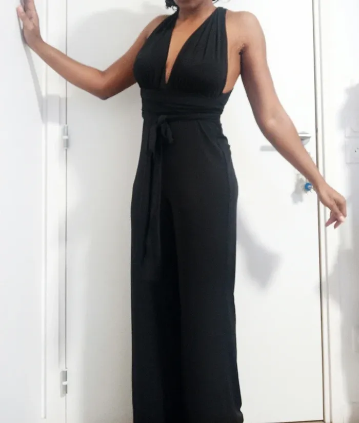 Combinaison de soirée noire - neuve