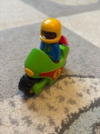 Playmobil 123 moto et son pilote 