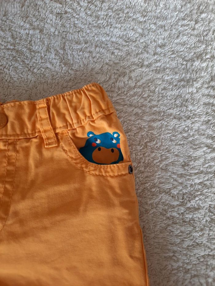 Short jaune 9 mois dpam - photo numéro 3