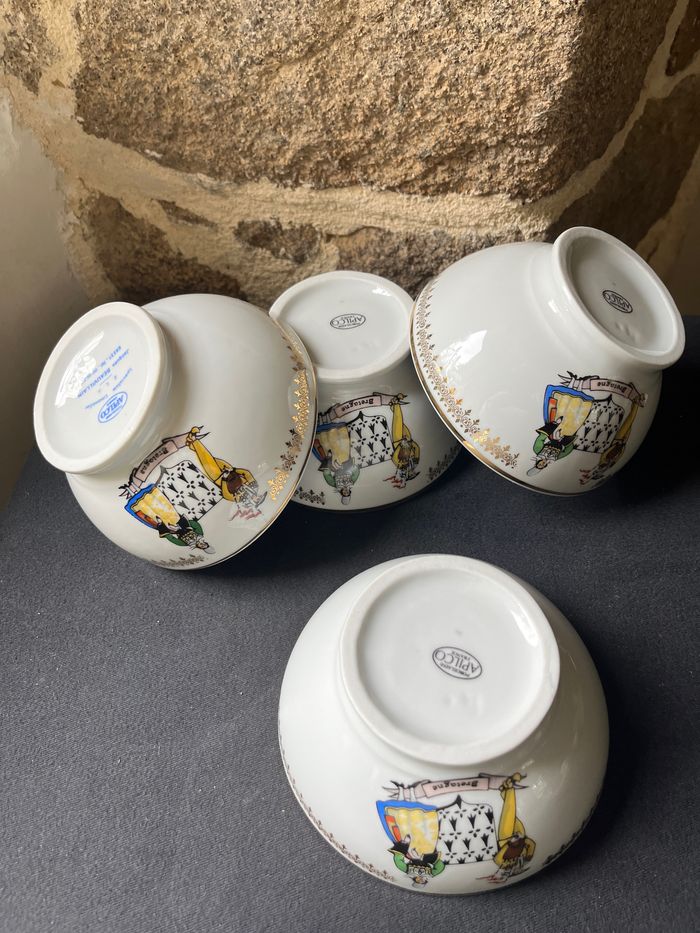 Lot de 4 bols porcelaine Apilco Vintage - photo numéro 6