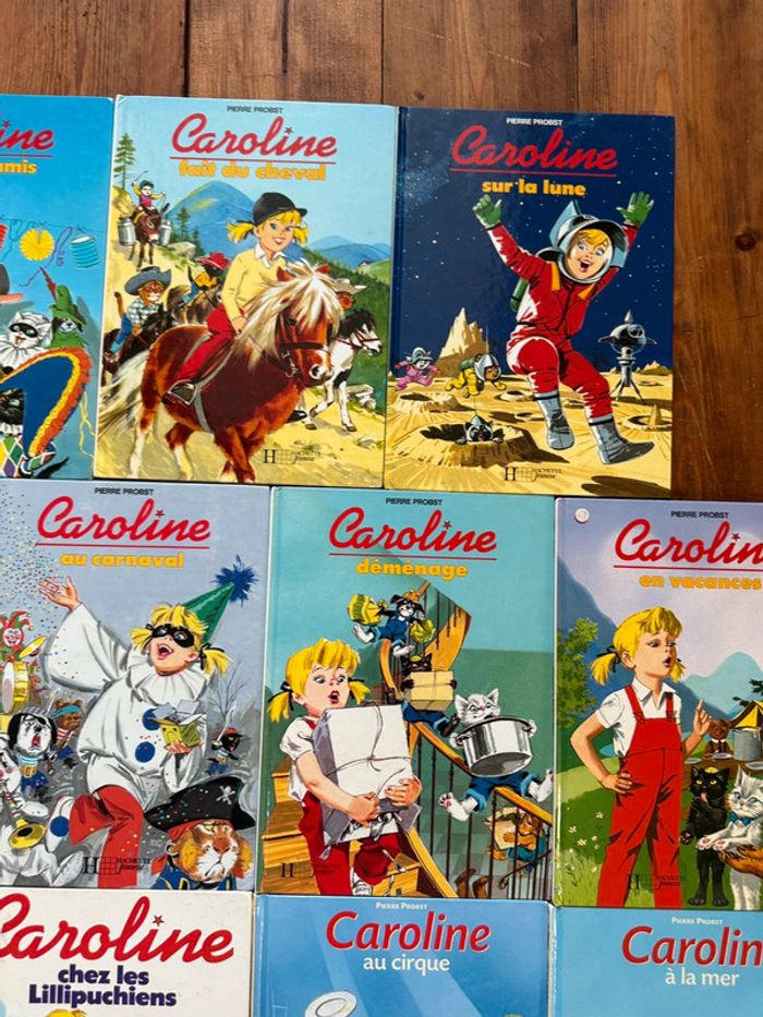 État satisfaisant moyen lot de 11 livres albums Caroline vintage Pierre Probst - photo numéro 5