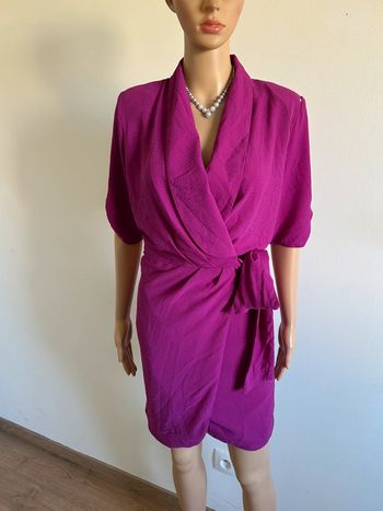 Robe portefeuille orchidée neuve Morgan taille 42 (valeur 65€)
