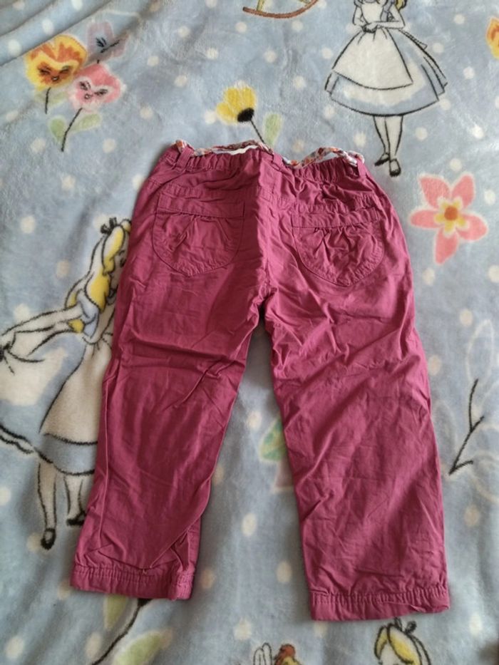 Pantalon Verbaudet fleurs 24 mois - photo numéro 3