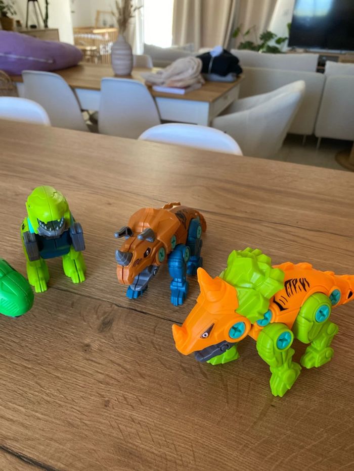 Lot 4 dinosaures robot - photo numéro 3