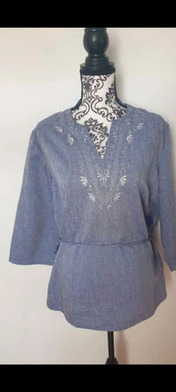 Blouse manches 3/4 neuve