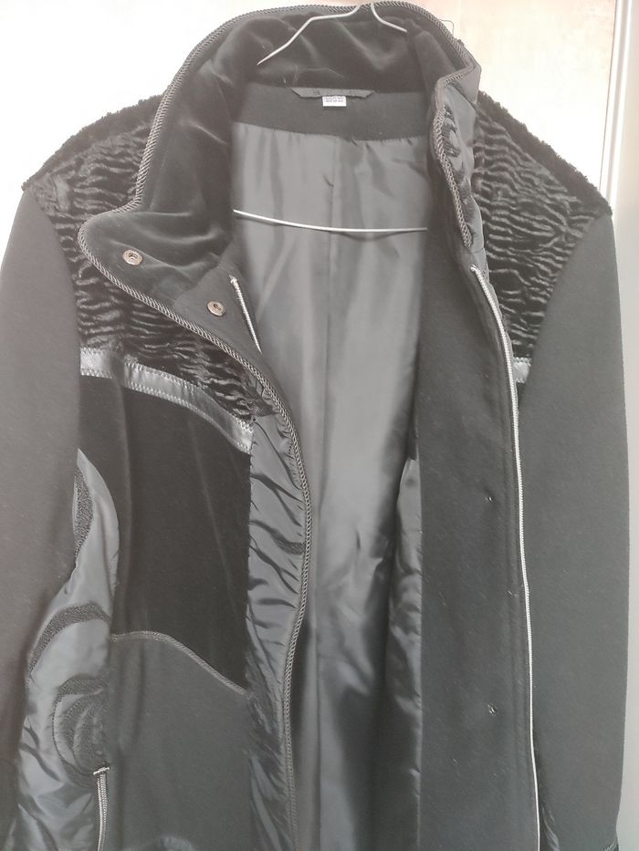 Manteau noir Concept k taille 44 - photo numéro 3
