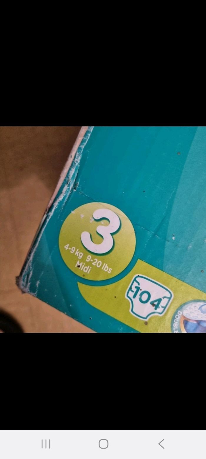 pack PAMPERS 104 couches taille 3 - photo numéro 7