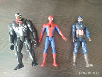 Lot de 3 personnages marvel