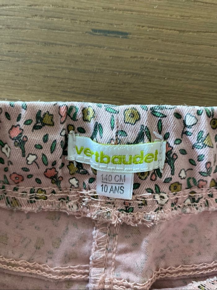 Short fleuri 10 ans vertbaudet - photo numéro 3