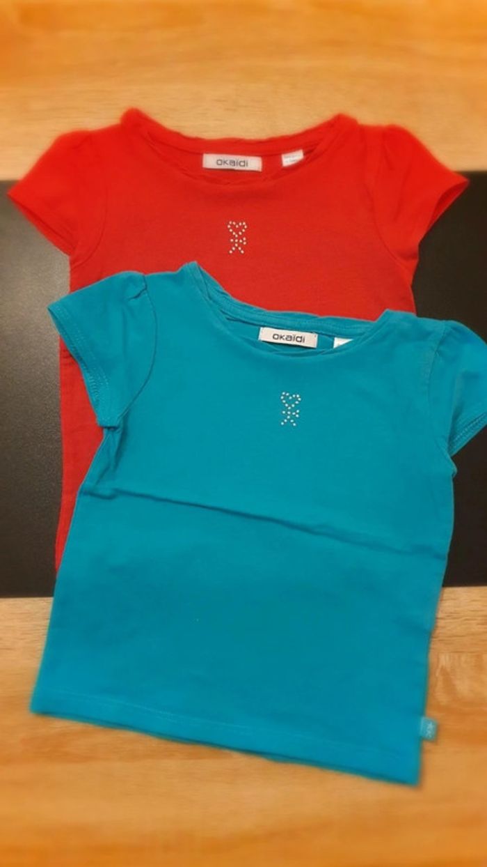 Lot de 2 tee-shirts manches courtes 2 ans