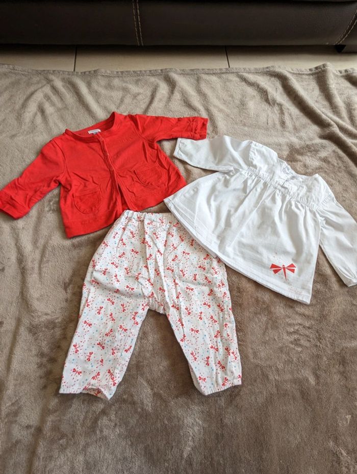 Ensemble 3 pièces printemps brioche