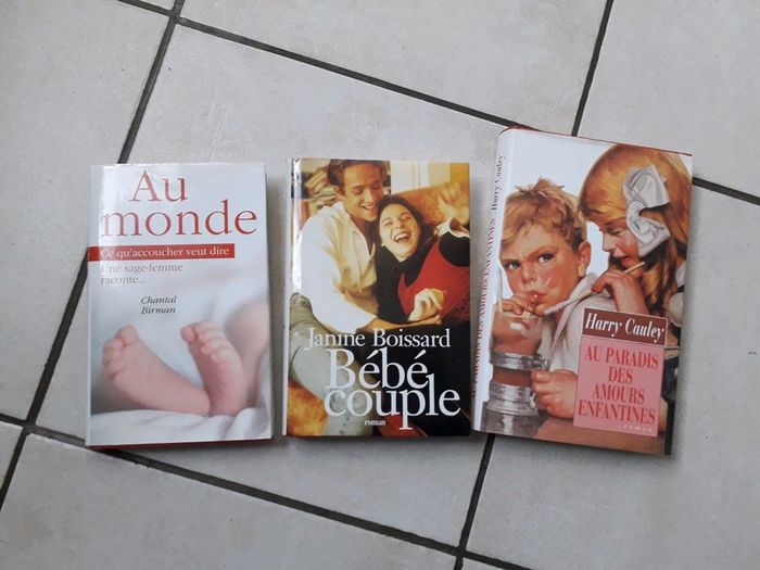 3 livres differents