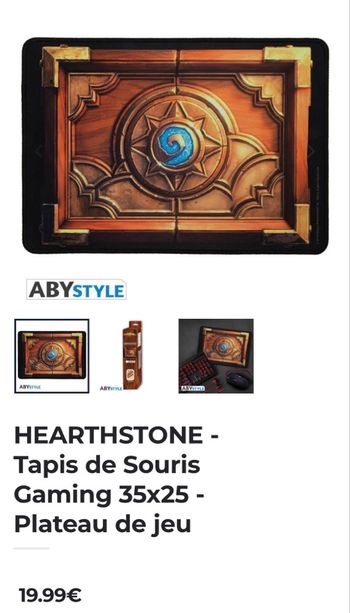 Tapis de souris hearthstone NEUF